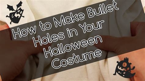 how to make a fake bullet hole in clothes|Fake Fun Bullet Holes : 4 Steps (with Pictures) .